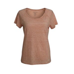 Orvis Heathered Orange Scoop Neck Tee